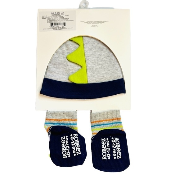 Robeez Baby Boy Roar Dinosaur Matching Set - Picture 5 of 9